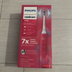 New Philips Sonicare 4100 toothbrush- pink